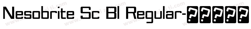 Nesobrite Sc Bl Regular字体转换